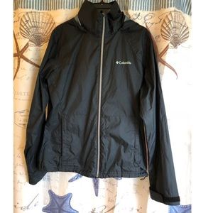 Brand new black Columbia rain jacket